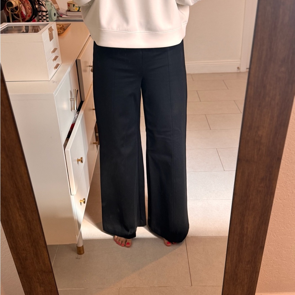 Black Banana Republic Wide-Leg Everywhere Ponte Pants - Picture 10 of 13